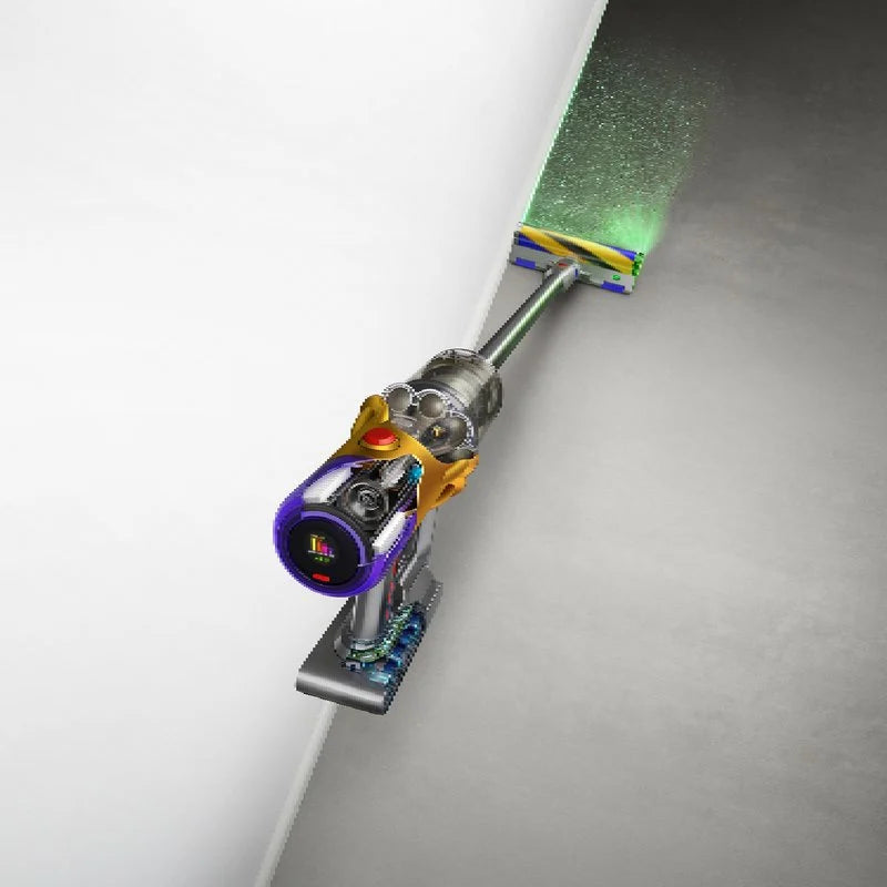 Dyson V12 Detect Slim Absolute cordless stick vacuum cleaner with a sleek design and powerful 545 W motor.