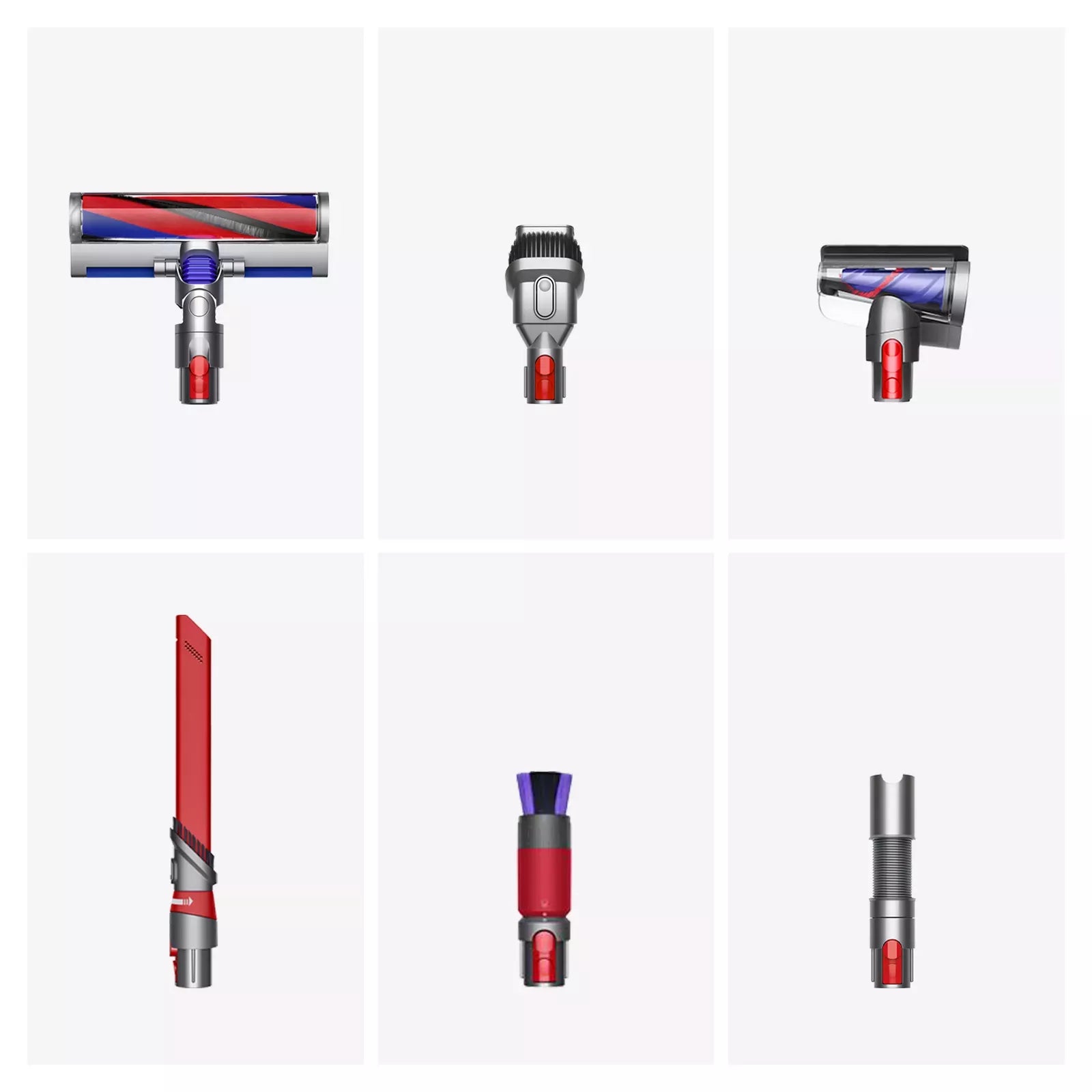 Dyson V12 Origin 2-in-1 cordless vacuum cleaner in nickel color, showcasing its HEPA filter and sleek design.