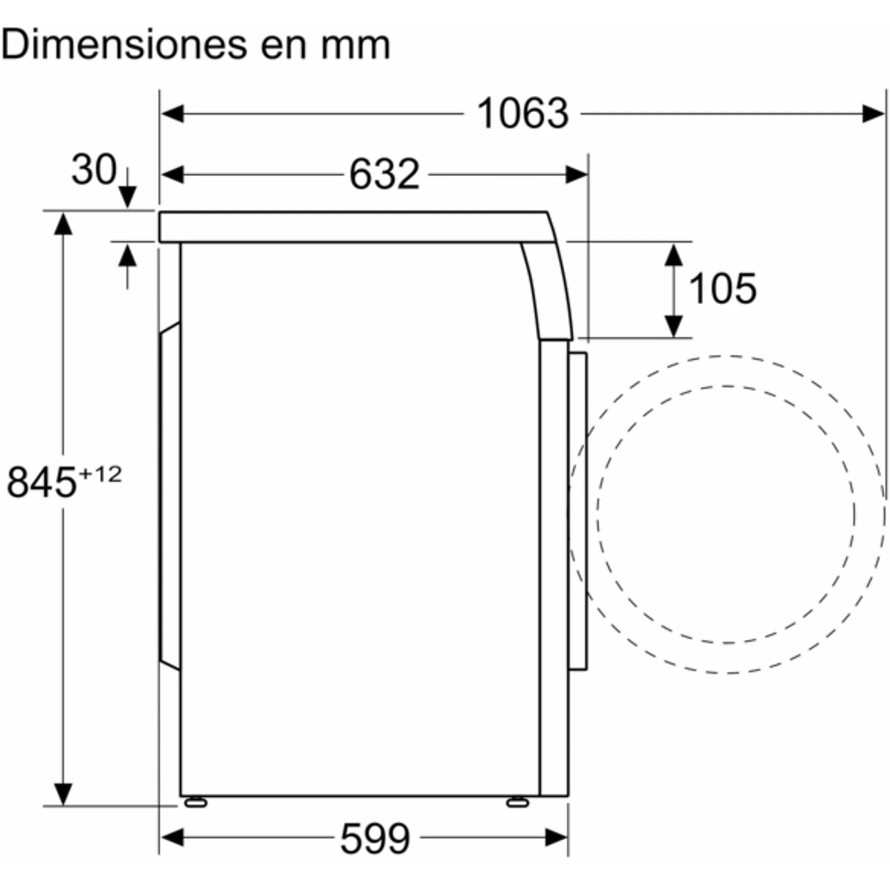 Bosch WUU28T8XES front-loading washer with 8 kg capacity, 1,400 rpm, and stainless steel finish.