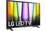 LG 32" LED TV 32LQ630B6LA with HD display and α5 Gen5 AI Processor, showcasing a sleek black design.