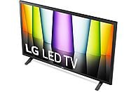 LG 32LQ630B6LA 32" LED TV with smart features and α5 Gen5 AI Processor in sleek black design.