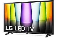 LG 32LQ630B6LA 32" LED TV with smart features and α5 Gen5 AI Processor in sleek black design.