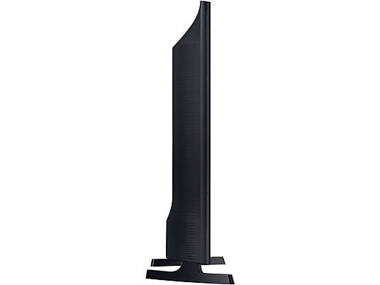 Samsung 32" LED TV UE32T4305AEXXC with Hyper Real display, Smart features, and DVB-T2 in sleek black design.