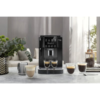 De'Longhi Magnifica Start ECAM220.21.BG superautomatic coffee maker with integrated grinder and steam wand, black.
