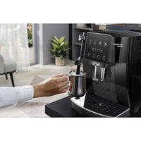 De'Longhi Magnifica Start ECAM220.21.BG superautomática cafetera negra con molinillo y vaporizador, 1450 W, 15 bar.