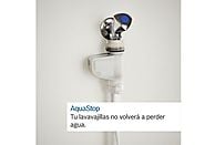 Bosch SMS4HVW02E dishwasher with 14 place settings, 6 programs, Home Connect, and ActiveWater in white finish.