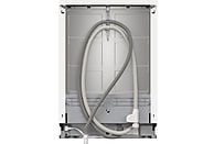 Bosch SMS4HVW02E dishwasher in white, featuring 14 place settings, 6 programs, and Home Connect technology.