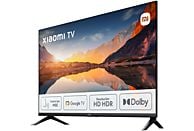 Xiaomi 32" LED TV featuring HD-ready display, Smart Google TV, Dolby Audio, and DTS-X in sleek black design.