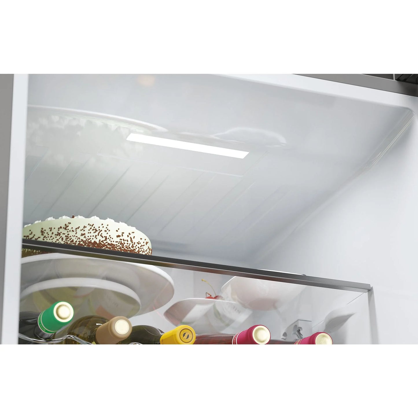 Haier Combi 3D 60 Series 5 refrigerator, No Frost, 205 cm, 414 l, stylish inox finish with Direct Access and Wi-Fi.