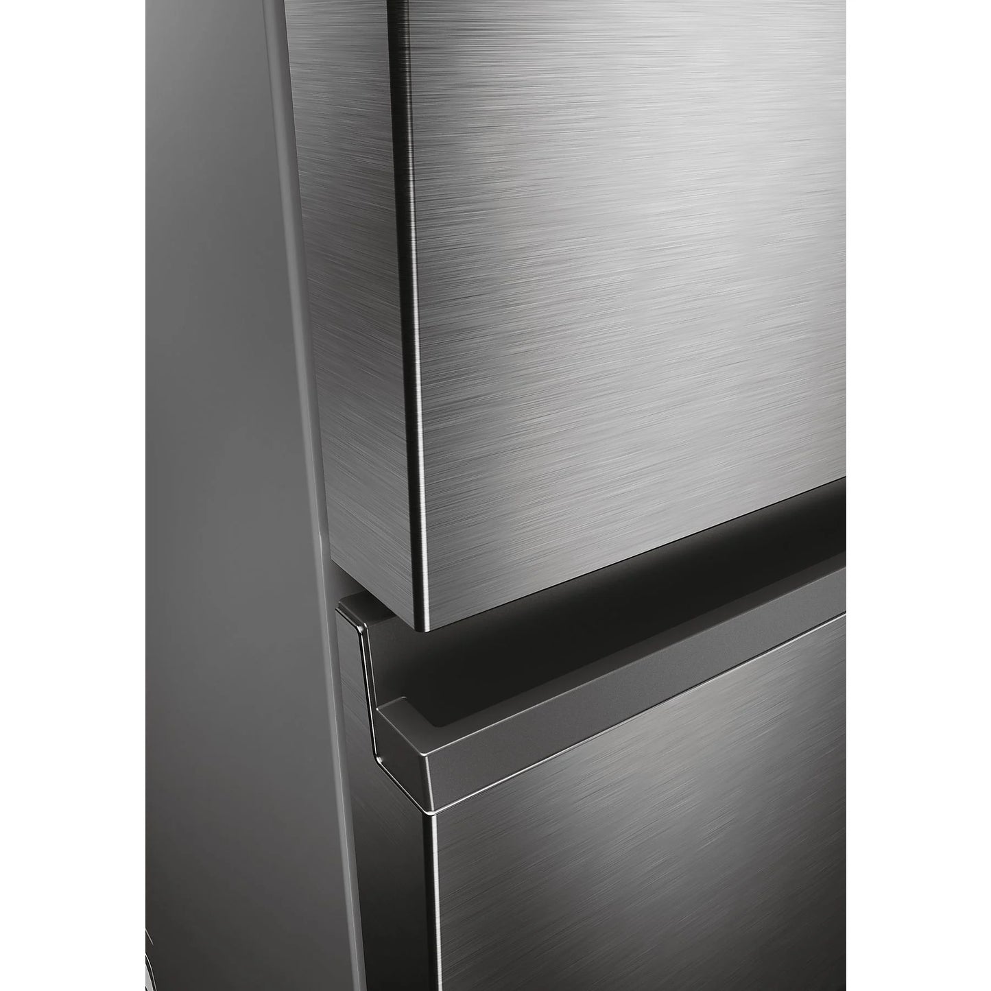 Haier Combi 3D 60 Series 5 HTW5620CNMG No Frost fridge, 205 cm tall, stainless steel, with Direct Access and Wi-Fi.