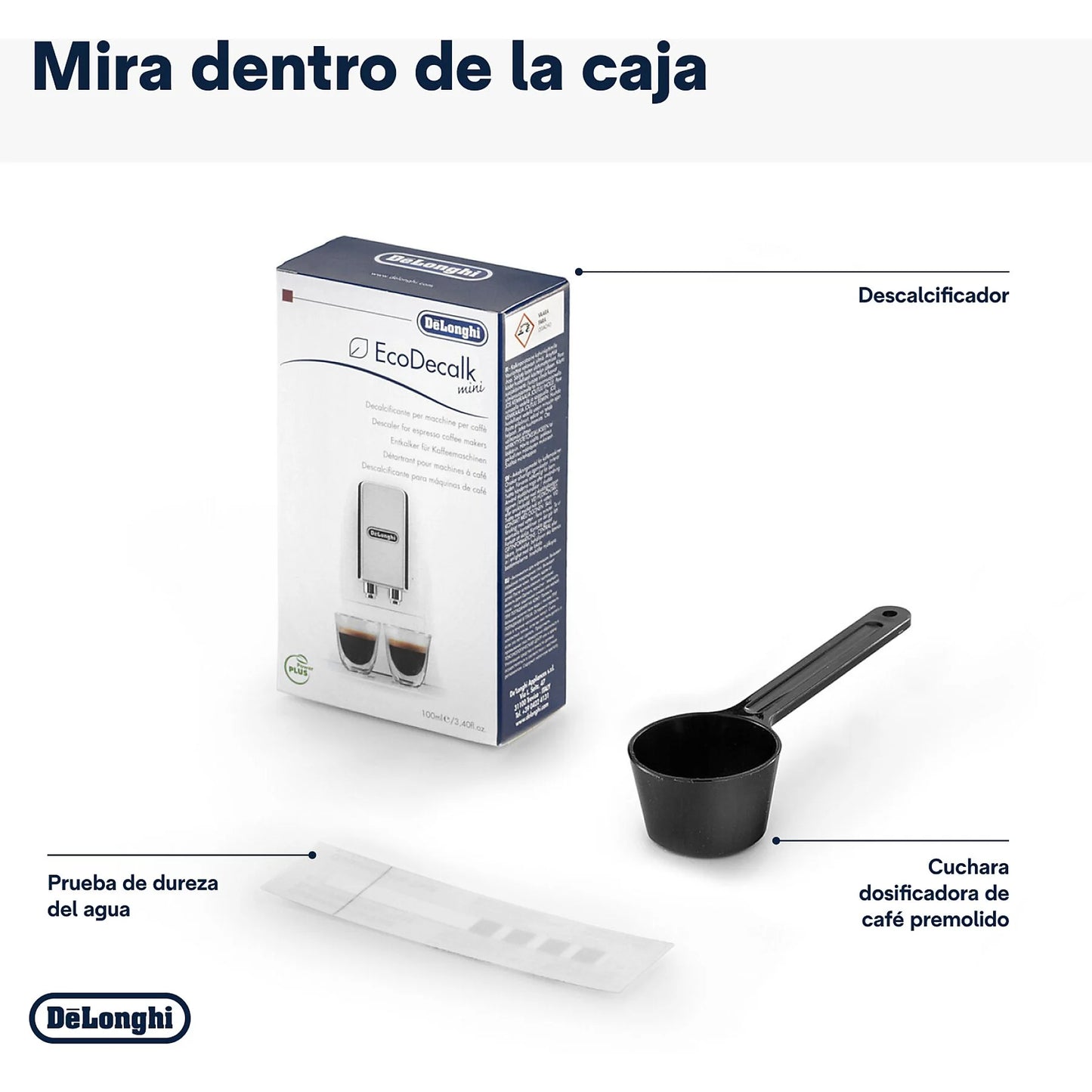 De'Longhi Magnifica S superautomatic coffee machine in black with integrated grinder and steam wand.