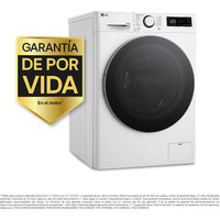 LG F2DR5S09A1W washer dryer, 9 kg wash capacity, 5 kg dry capacity, white, featuring 12 programs and 1200 rpm spin speed.