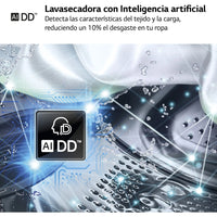 LG F2DR5S09A1W washer dryer combo in white, featuring 9 kg wash and 5 kg dry capacity with 12 programs and 1200 rpm.