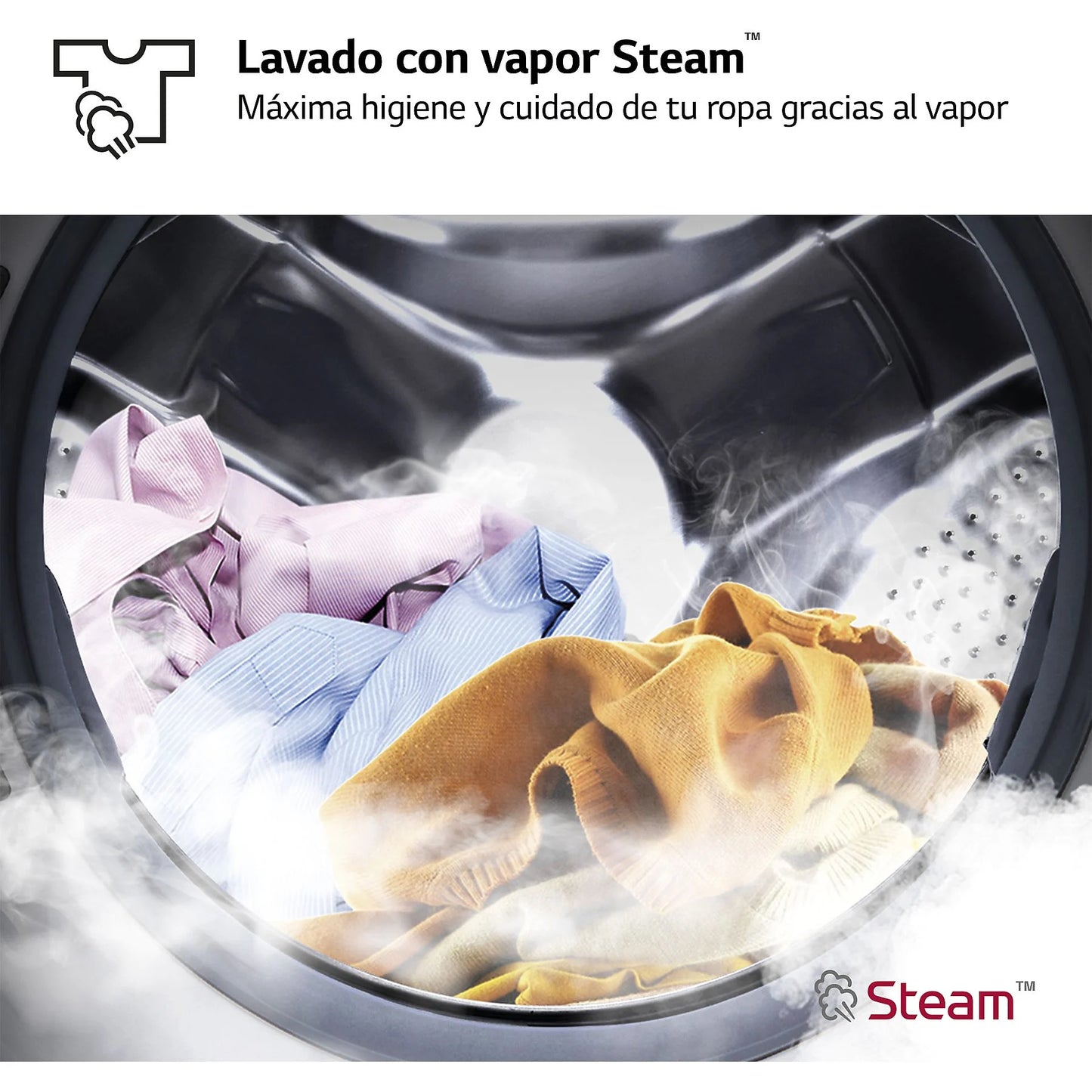 LG F2DR5S09A1W washer dryer combo in white, showcasing 9 kg wash and 5 kg dry capacity with control panel and programs visible.