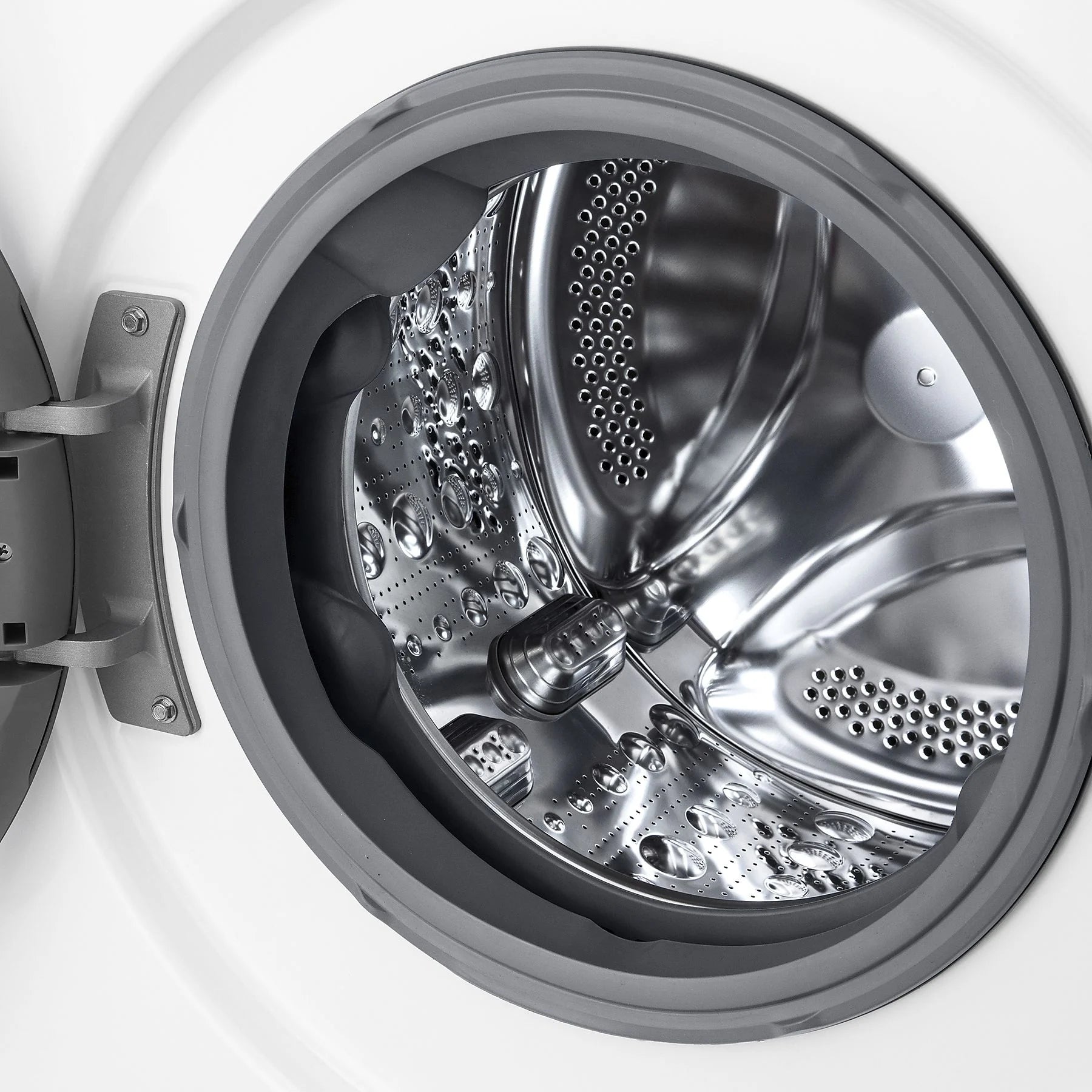 LG F2DR5S09A1W washer dryer combo in white, featuring 9 kg wash, 5 kg dry capacity, and 12 programs.