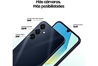 Samsung Galaxy A16 LTE móvil in black with 128 GB storage, 4 GB RAM, and 6.7" FHD+ Super AMOLED display.