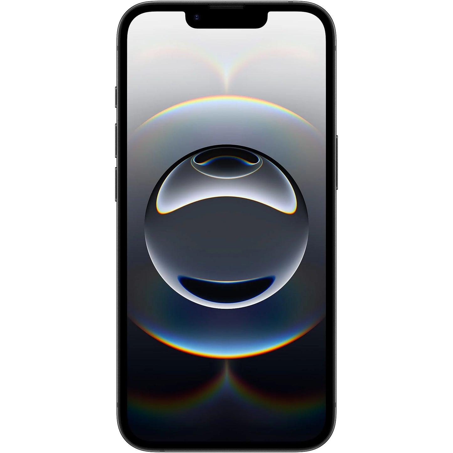 Apple iPhone 16e in black, featuring a 6.1" OLED Super Retina XDR display and 128 GB storage, powered by A18 chip.