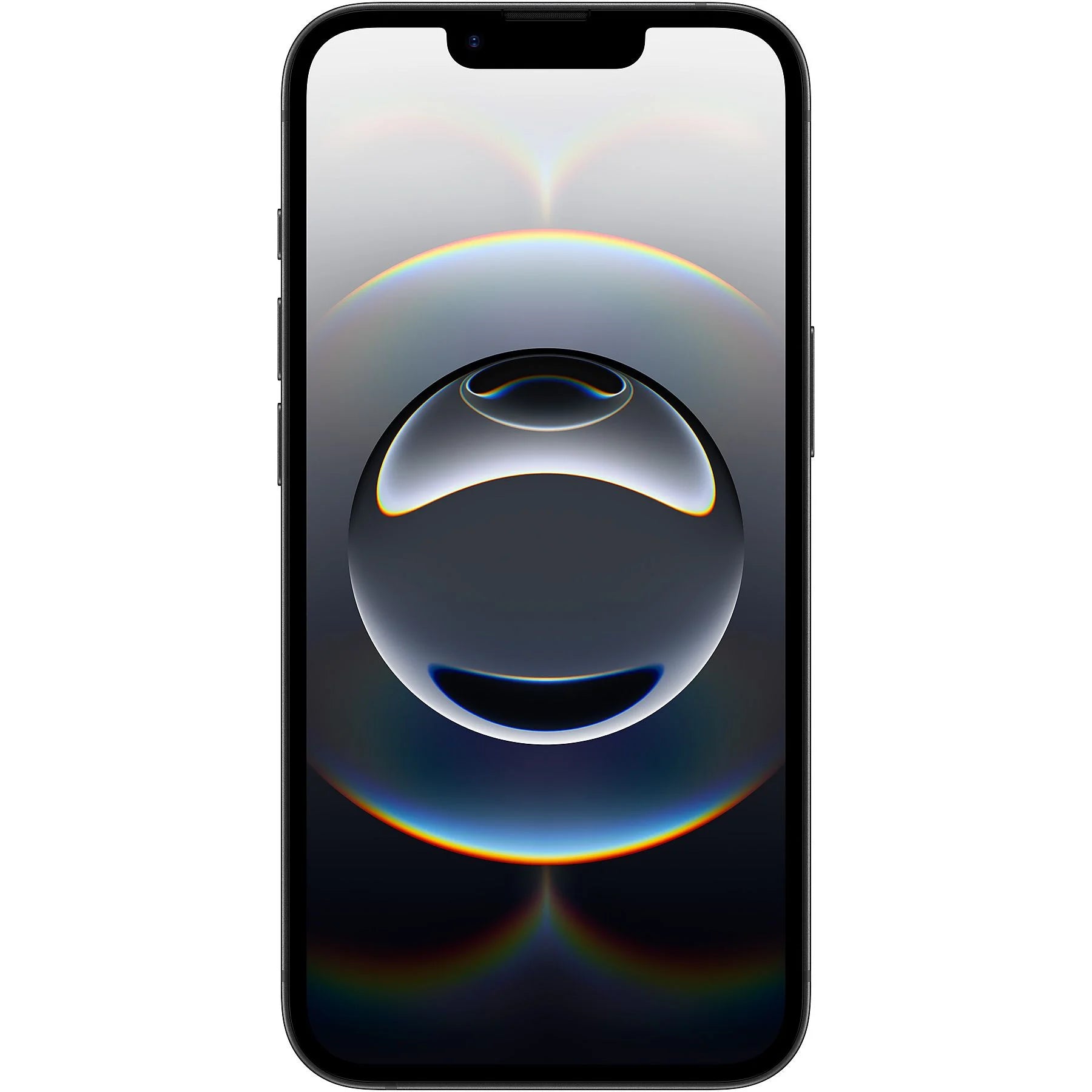 Apple iPhone 16e in black, featuring a 6.1" OLED Super Retina XDR display and 128 GB storage, powered by A18 chip.