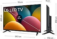 LG 32LR60006LA 32" LED TV with Full HD display and α5 AI Processor in black, showcasing smart TV features.