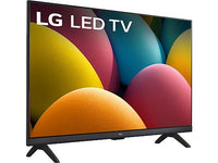 LG 32" LED TV 32LR60006LA with Full-HD display and α5 AI Processor in black, featuring smart TV and DVB-T2 capabilities.