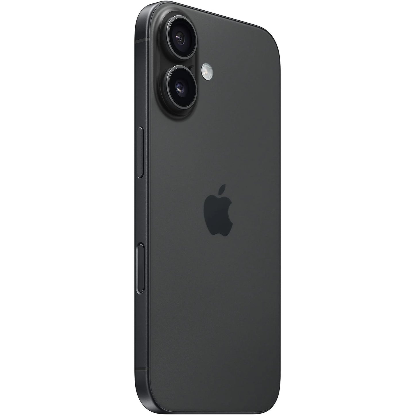Apple iPhone 16 in black, 128 GB, 5G, featuring a 6.1" OLED Super Retina XDR display and A18 Bionic chip.