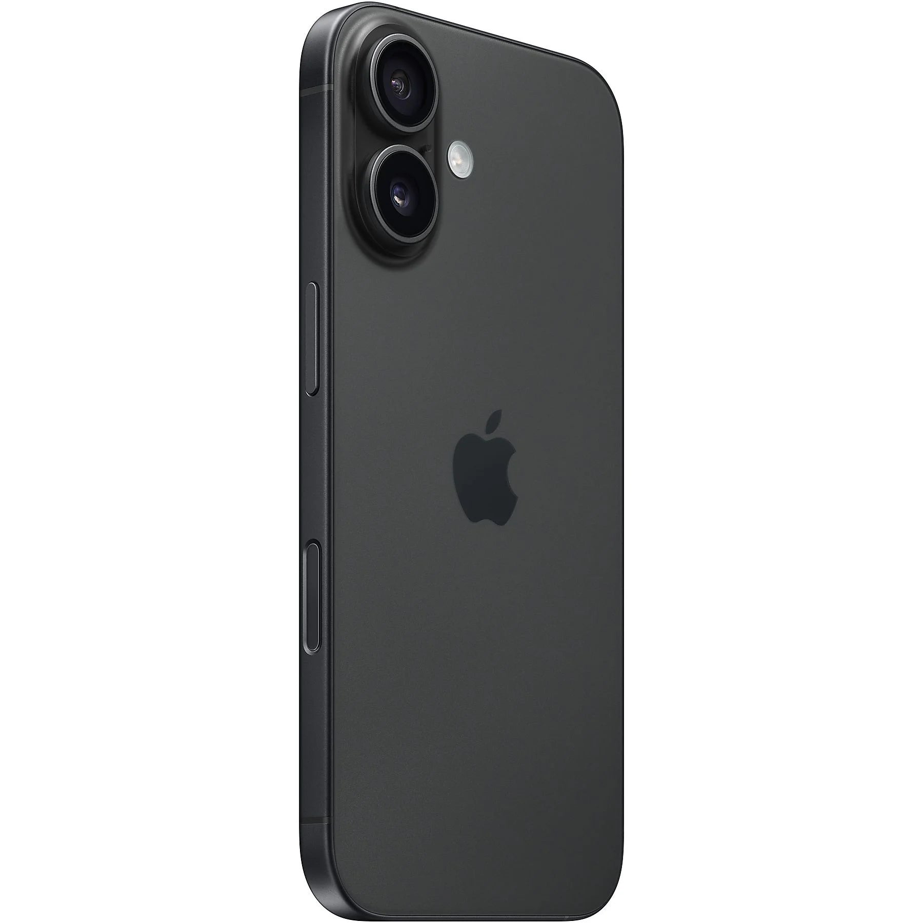 Apple iPhone 16 in black, 128 GB, 5G, featuring a 6.1" OLED Super Retina XDR display and A18 Bionic chip.