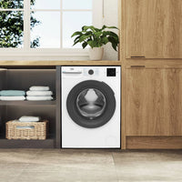Beko front-loading washing machine VBM3WFT39413WA, 9 kg capacity, 1400 rpm, white, with ProSmart Inverter motor.