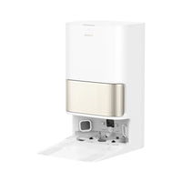 Dreame L40 Ultra robot friegasuelos in white, featuring LDS, RGB lights, and 3D structured light design.