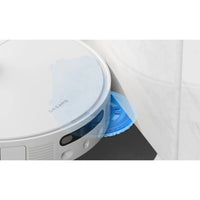 Dreame L40 Ultra robot friegasuelos in white, featuring LDS technology and 3D structured light for efficient cleaning.