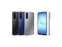 Samsung Galaxy A17 5G móvil in blue, featuring a 6.7" FHD+ Super AMOLED display and 256 GB storage.