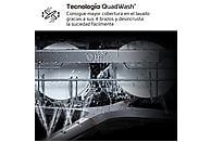 LG DF355FP lavavajillas de acero inoxidable, 14 servicios, 9 programas, LED táctil y tercera bandeja QuadWash™.