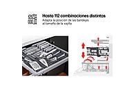 LG DF355FP lavavajillas de acero inoxidable, 14 servicios, 9 programas, LED táctil y Tercera bandeja QuadWash™.