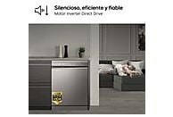 LG DF355FP lavavajillas de 14 servicios, 9 programas, 60 cm, con LED táctil y tercera bandeja en acero inoxidable.