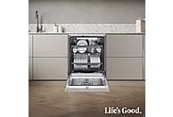 LG DF355FP lavavajillas de acero inoxidable, 14 servicios, 9 programas y tercera bandeja QuadWash™ con LED táctil.