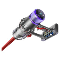 Dyson V15™ Origin Detect Optic stick vacuum with laser brush, 200 AW suction power, and anti-tangle feature.