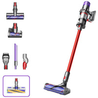 Dyson V15™ Origin Detect Optic cordless vacuum with laser brush, 200 AW suction power, and 60 min runtime.