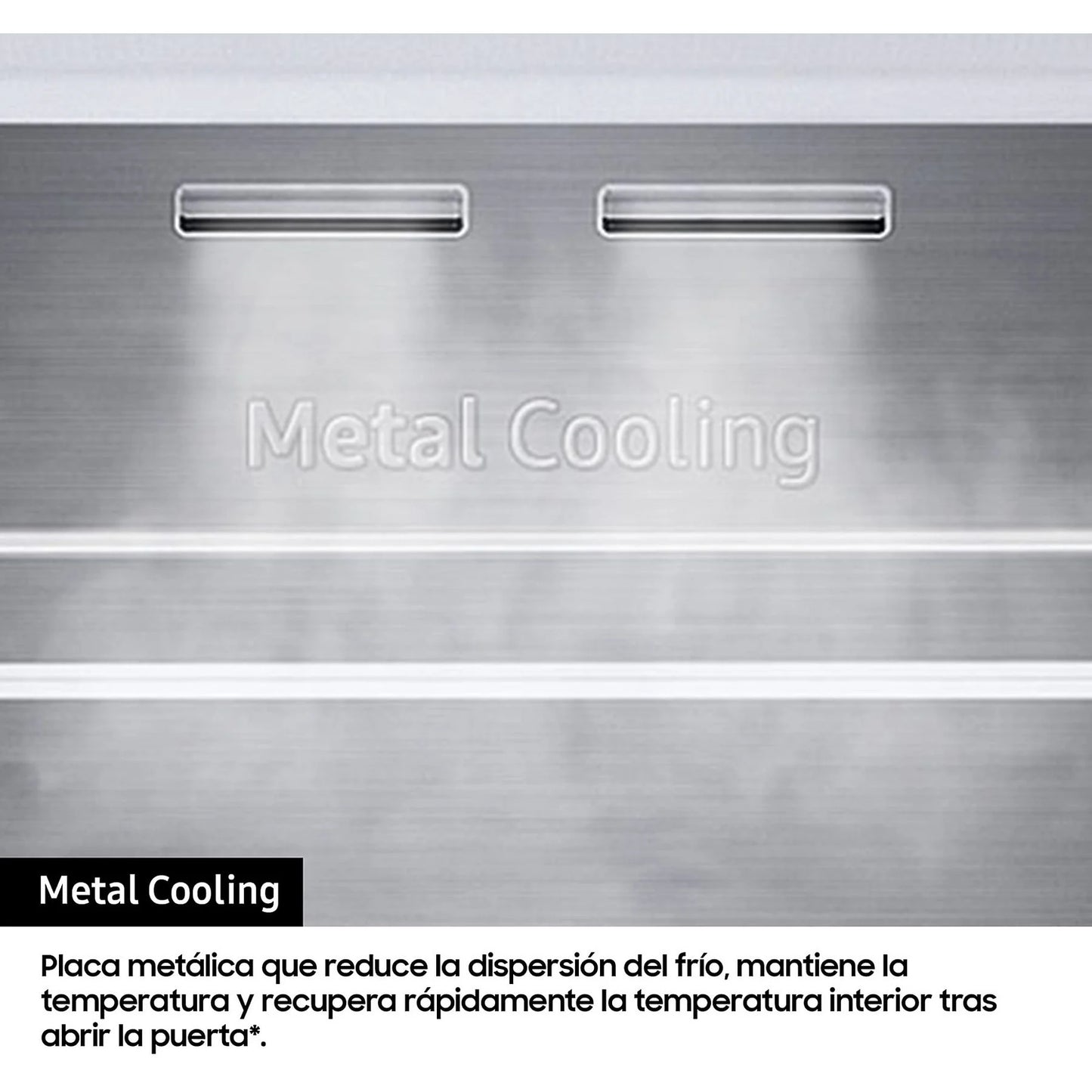 Samsung RB38C705CS9/EF combi refrigerator with All Around Cooling, 203 cm tall, 390 l capacity in stainless steel finish.