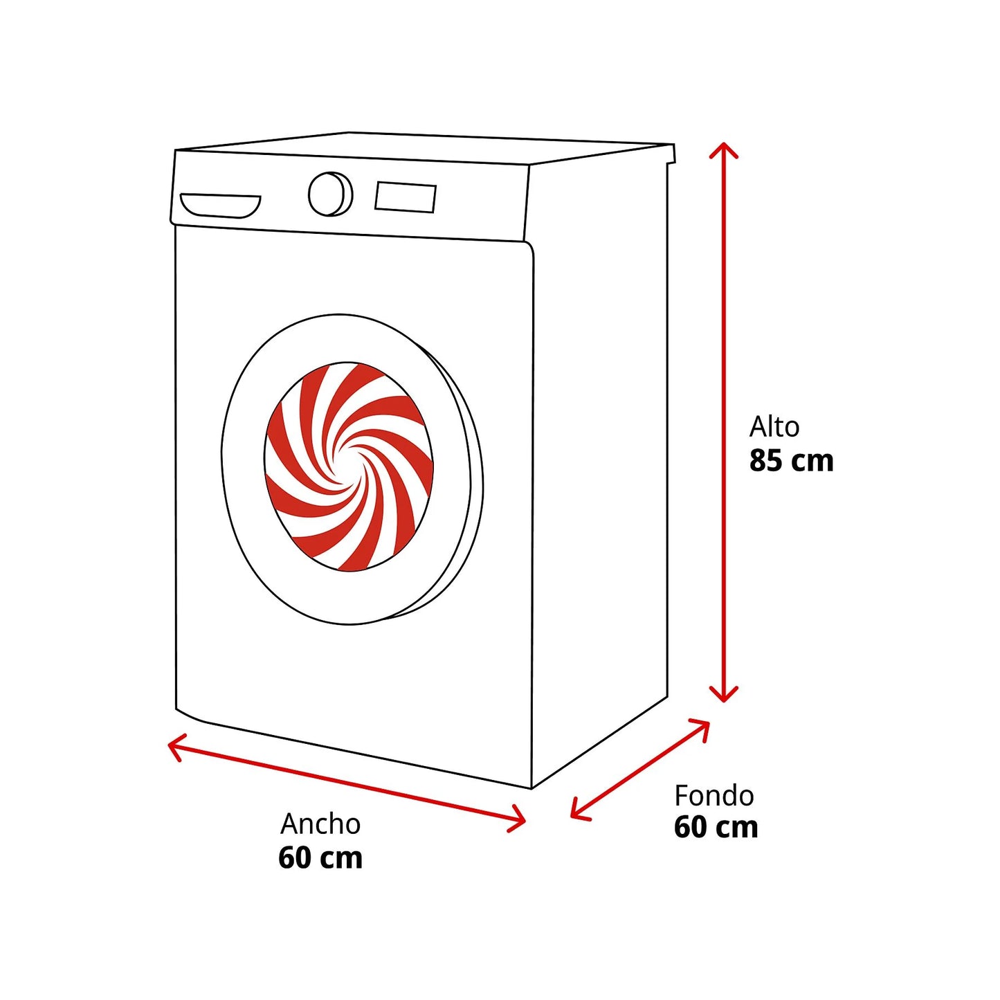 Cecotec Bolero DressCode 9500 Inverter front-loading washer, 9 kg capacity, steel finish, steam function, Allergy care.