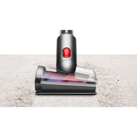 Dyson 448798-01 cordless vacuum cleaner with 240 AirWatt suction power, 0.76L bin, and 60-minute runtime in nickel finish.