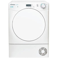 Secadora de condensación Candy 31102384 blanca, 8 kg, con 16 programas de secado.