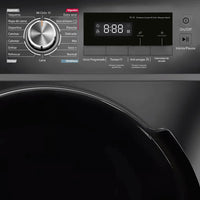 Secadora de condensación INFINITON SD-DG85C de 8 kg en acero inoxidable con panel de control y varias funciones.