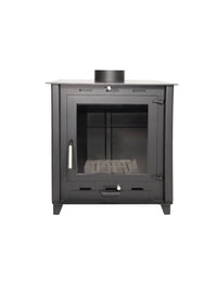 Estufa de leña Prensa Stove RALPH FR500, insertable, 8.8 kW, diseño moderno y eficiente, ideal para calefacción.