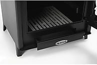 Estufa de Leña TEIDE de Prensa Stove, acero de 4 mm, diseño Eco, calienta hasta 220 m³, con rendimiento del 79%.