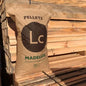 Palet de Pellet MADELUIS with 65 sacks, featuring EN-PLUS A1 certification for quality wood pellets.